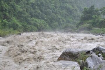 कालीगण्डकीको बहाब यस वर्षकै उच्च विन्दुमा, शालिग्राम शिला डुबानमा