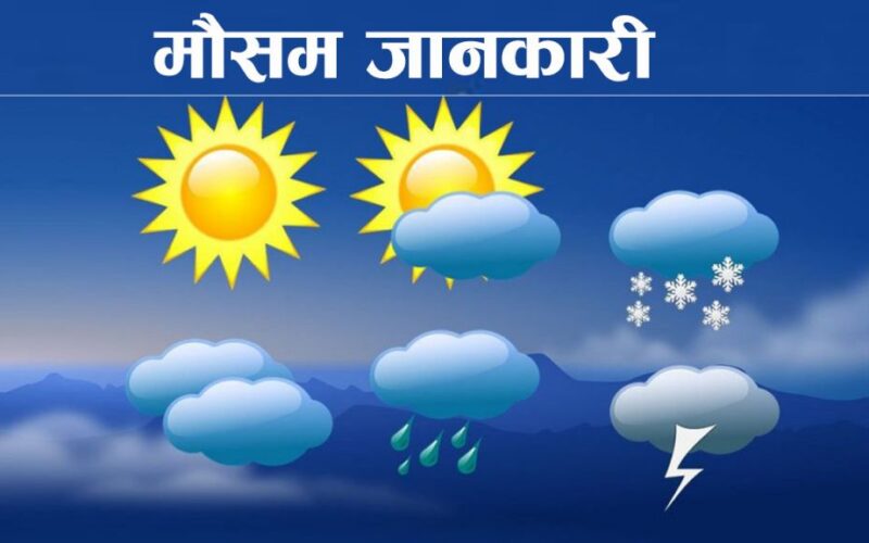 यी स्थानमा आज वर्षा र हिमपातको सम्भावना